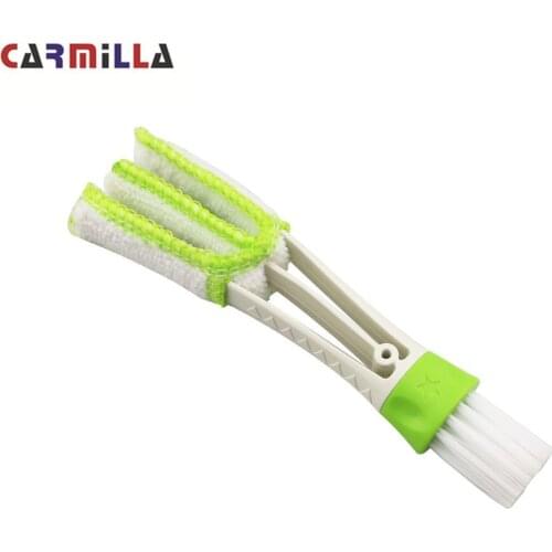 Double Slide Car Air Conditioner Exit Window Cleaning Brush for Opel Astra VAUXHALL MOKKA Zafira Insignia Vectra Antara
