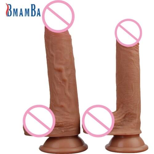 Skin Silicone Dildo Sex Toy for Woman Realistic Penis with Suction Cup G Spot Vagina Stimulator Female Masturbation Sex Products