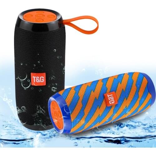 Waterproof Outdoor Subwoofer Portable Speaker Bluetooth Wireless Speaker with MicTF card AUX USB FM Radio MP3 Bass Sound Box