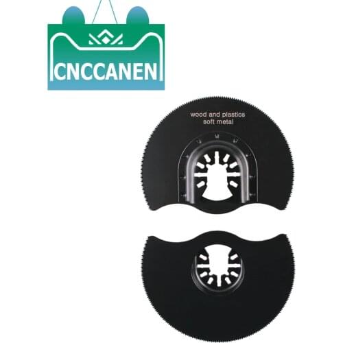 1PCS 88mm Saw Blades Oscillating Multi Tools HCS Quick Release Multitool Carbide Segment Saw Blade for Wood Metal Cutting