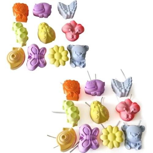 10 Pcs Hamster Chew Toys Teeth Grinding Calcium Stones Lava Mineral Block for Chinchillas Rabbits Gerbil Squirrel Ferret Bunny