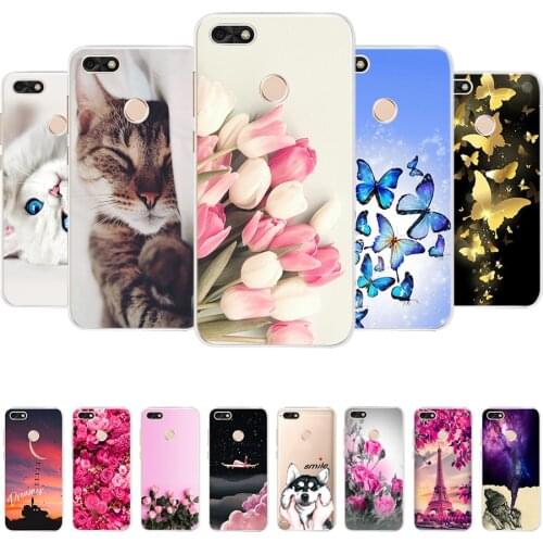 For Huawei Y6 Pro 2017 Case Cover For Huawei Nova Lite 2017 SLA-L22 Back Cover For Huawei P9 Lite Mini Soft Silicone Phone Case