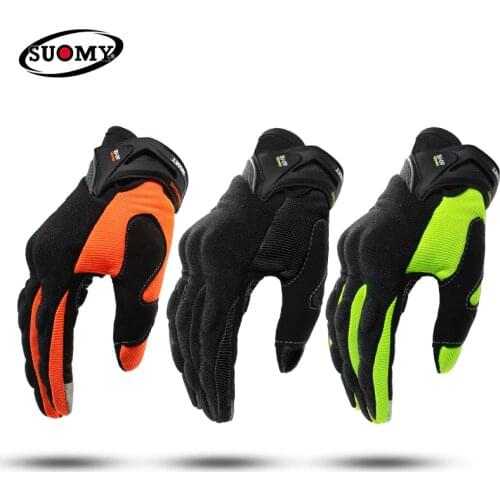 SUOMY Motorcycle riding gloves motorcycle gloves fit for Yamaha Harley BMW Full finger motocross motorbike gloves luvas da moto