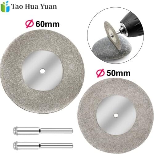 New Dremel Tool Mini Cutting Disc Rotory Accessories Diamond Grinding Wheel Rotary Circular Saw Blade Abrasive Disc 50mm/60mm AA