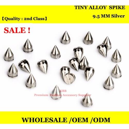 Wholesale 1000pc 3/8" Screwback Spikes Punk Leathercraft Accessories DIY Rivet studs