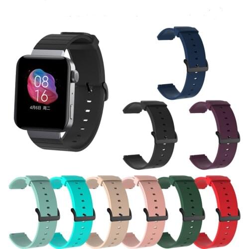 Suitable for Xiaomi smart watch Band for Xiaomi watch Bracelet multi-color silicone strap For Xiaomi Smart Mi Watch Standard