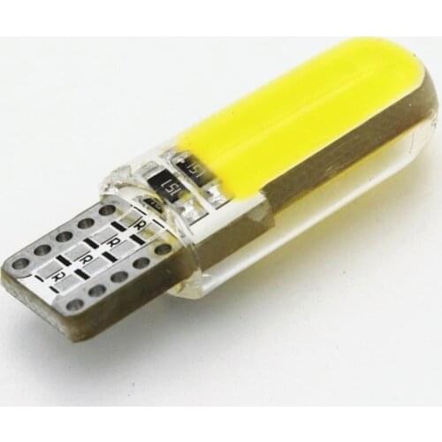 Silicone LED Car Interior Light 12V T10 W5W Wedge Side Parking Lamp Clearance Light COB LED Auto Reading Bulb Signal Lamp