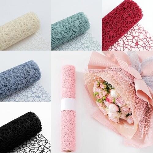 5Yard Net Yarn Bouquet Wrapping Paper Craft Supplies Flower Florist Hollow out Packaging Paper DIY Material Accessries 50*70cm