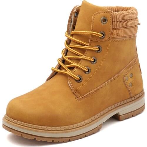 2020 Winter Shoes Woman Warm Snow Boots Women Ladies Ankle Boots Outdoor Thick Bottom Tooling Boots Pink Booties