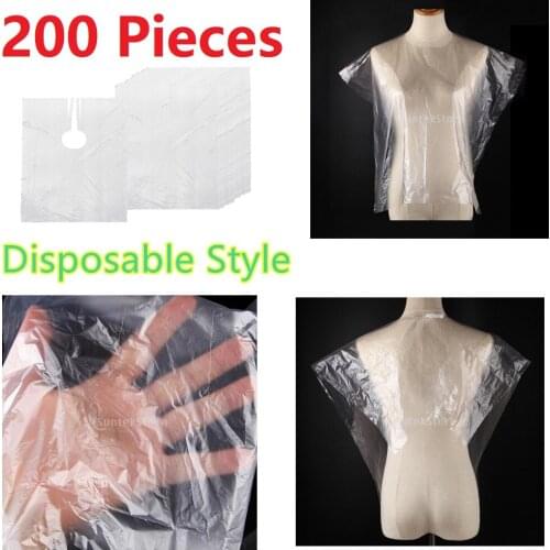 200Pcs Disposable Haircut Capes Barber Home Salon Perm Gown Shampoo Apron Cloth