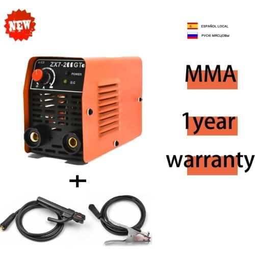 220V MMA/ARC Welding Elitech ZX7-200 GTs Spot Compact Solid Iron Sleeve Welder Machine Portable For No Gas