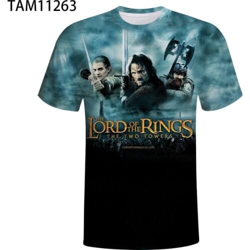 Ring Movie T Shirt Men Women Children 3D Print T-shirts Casual Boy Girl Kids Summer Fashion Streetwear Tops Tee