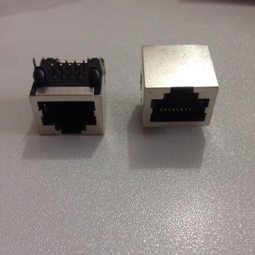 Computer LAN 8P8C RJ45 PCB Jacks Female Connectors 5 Pcs