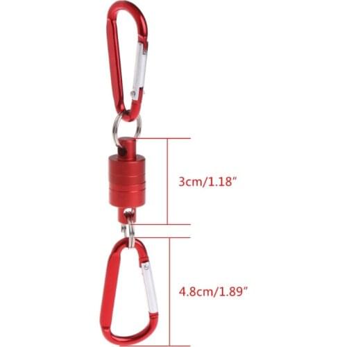 Magnet Buckle Fly Fishing Magnetic Net Quick Release Lanyard Clip Land Connector
