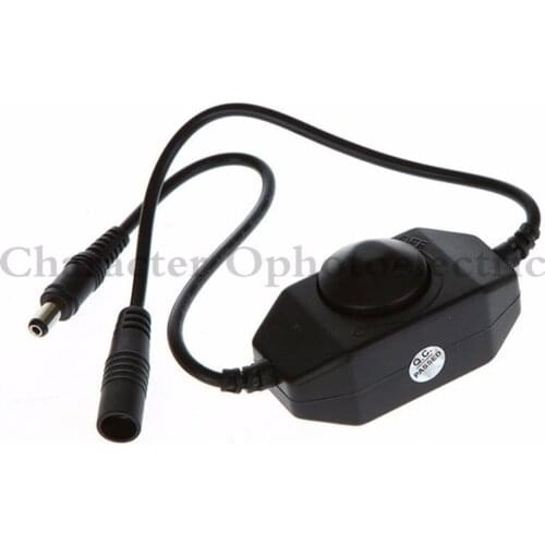 5PCS Mini LED Brightness Adjust Switch Dimmer Controller for 3528 5050 5630 Single Color LED Strip Light LED Dimmer 12V,24V