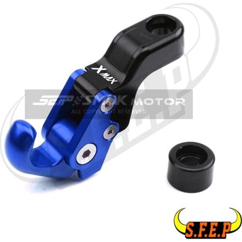 Motorcycle CNC Aluminium Alloy Luggage Hooks Helmet Side Mirror Hook Hanger For Yamaha XMAX 250 XMAX 300