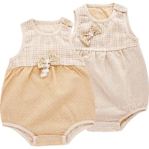 Muslin Baby Jumpsuit Newborn Summer Romper Quality Soft Brand Girls Clothing Overalls Kids Costume Infant Clothes
