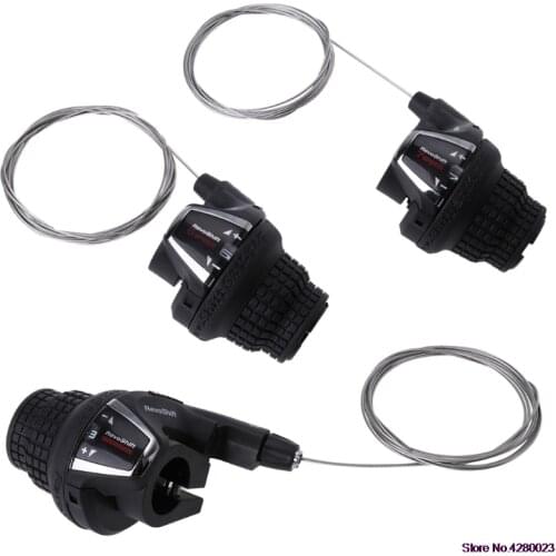 2021 New Bicycle Twist Grips Shifter Gear Right Left Hand Lever Derailleur