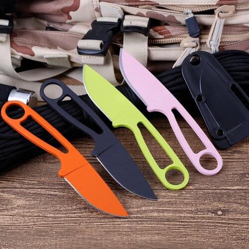 New small fixed blade straight knife, protable outdoor survival knives,camping hunting pocket tool 4 Colors with Sheath