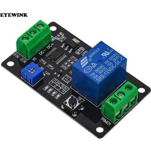 1pcs/lot 12v/ 24V DC circulation timer / relay / 1 multifunction module NE555 module