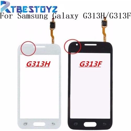 RTBESTOYZ Touchscreen For Samsung Galaxy Ace 4 SM-G313H G313 G313F Sensor Touch Screen Digitizer Panel Glass
