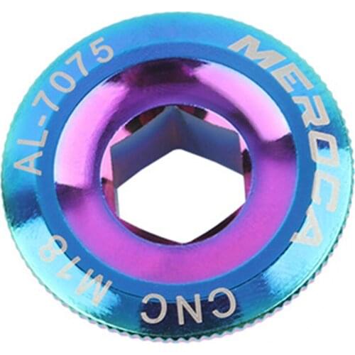 Bicycle Crank Cover Screws Aluminum Alloy MTB Crankset Cap M18/M19/M20 Bolts For SHIMANO Bicycle Accessories