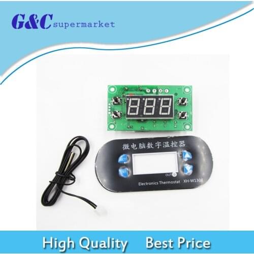 XH-W1308 W1308 Adjustable Digital Heat Sensor Blue Display Temperature Controller Meter