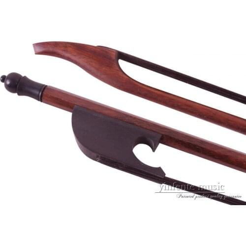 Yinfente 16" viola Bow Baroque Style Brazil Wood Ebony Frog viola Accessory Parts Natural Horse Hair