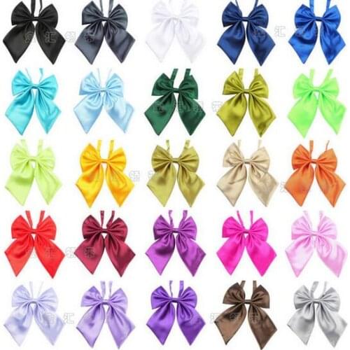 100pc/lot) Hot sale Pet Accessories solid color Dog Bow Ties Bow tie Pet Bow ties Adjustable Dog Cat tie Neckties BW01