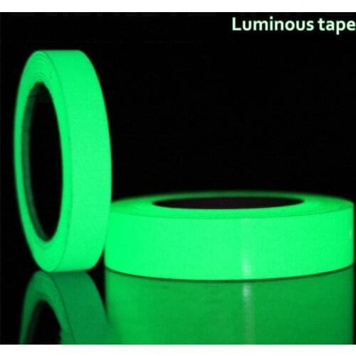 3/10M 10/20/30/40/50mm Glow in the Dark Tape Luminous Tape Self-adhesive Green Light Luminous Tape Sticker Photoluminescent