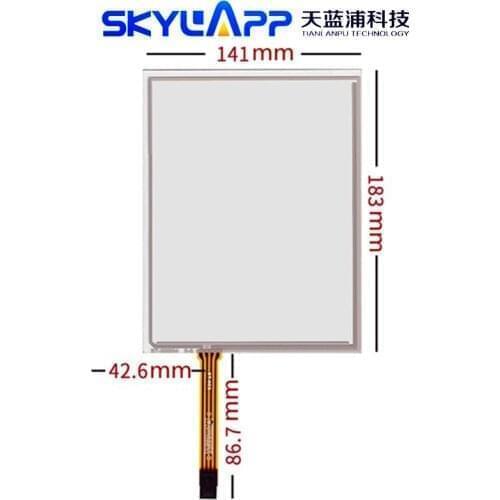 8''Inch TouchScreen 141mm*183mm For EJ080NA-05A 183mm*141mm Industrial Resistance Handwritten Touch Panel Screen Glass Digitizer