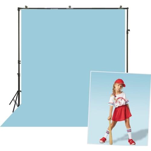 Pale Babyblue Photography Backdrop Solid Color Pure Plain Background Ins Baby Kids Video Shoot Portrait Banner Broadcasts Poster