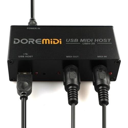 DOREMiDi USB MIDI Host Box MIDI Host USB to MIDI Converter UMH-20