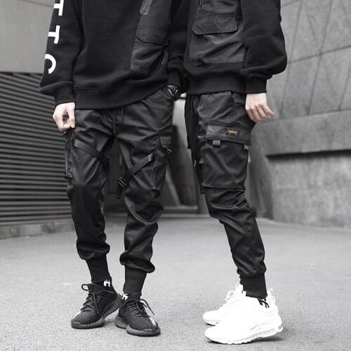 2021 New Men Joggers Pants Multi-pocket Elastic Waist Harem Pants Men Hip Hop Streetwear Sweatpants Pencil Pants Men Women