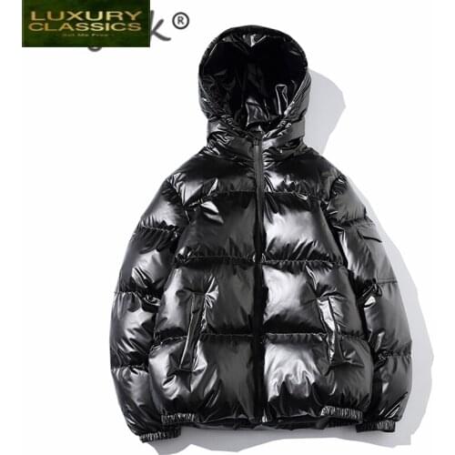 Jacket for Men Winter Clothes 2021 Fashions Padded Warm Coat Male Thick Casual Parka Streetwear Puffer Jacket Hiver W1101