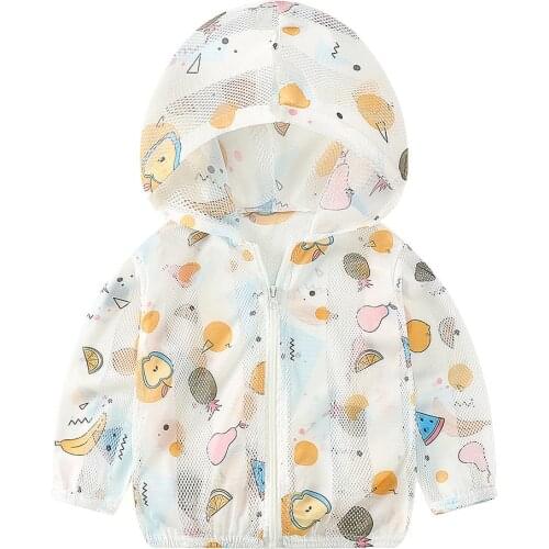 Girls Coat Summer UV Protection Baby Girl Summer Clothes Boy Baby Air Conditioning Clothes Summer Children Sun Protection