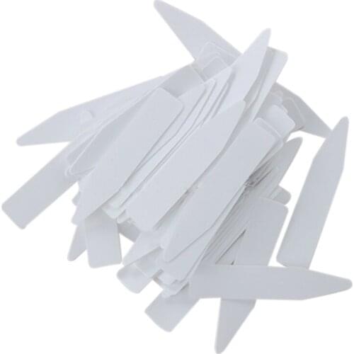 New 100 Pcs Reusable Pvc Plant Tag Label Tree Fruit Seedling Garden Flowerpot Plastic Label Sign Sorting Tool