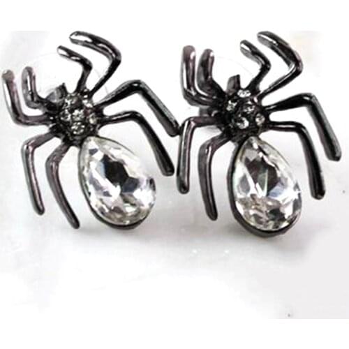 YULUCH New Fashion Street Beat Temperament Simple Metal Flash Spider Women Earrings Special Gifts All-match Jewelry