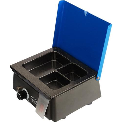 Dental Lab 3-Well Wax Heater Melter Analog Dipping Pot Equipment Melting