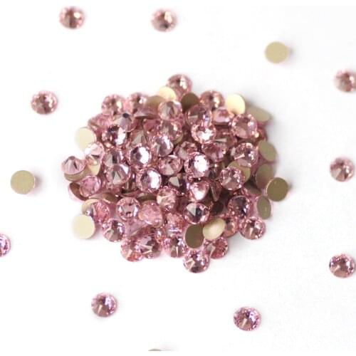 CTPA3bI Rhinestones Shiny Hotfix Glass Crystal Strass Flatback Iron On Stones Diamond For Clothes Shoes Accessories