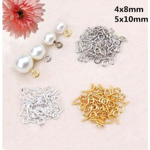 Hot 50pcs DIY Jewelry Accessories Sheep Eye Screw For Women Handmade Earring Necklace Pendant Toy Jewelry Findings & Components