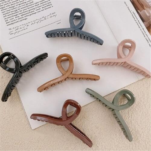Fashion Elegant Big Hair Claws simple wild transparent hair clip temperament hair chuck hair clip Women Girls Hair Accessories