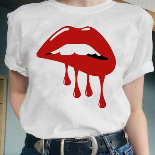 Women New Trend Style 90s 2021 Sweet Fashion Graphic Female Short Sleeve Tops Cartoon Lady Clothes Tees Tshirt Print T-Shirt