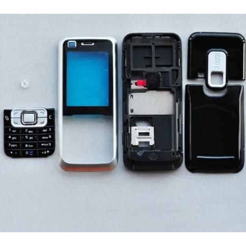 ZUGZUC New For Nokia 6120C 6120 Full Complete Housing Cover Of Mobile Phone + Keyboard