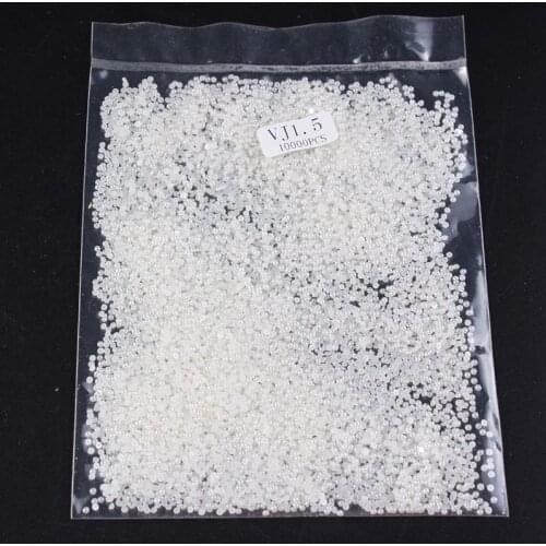 10000pcs/Pack New Nail Art Half Pearls 1.5mm Pearls 3D Rhinestones Nail Tips Decoration Wholesale