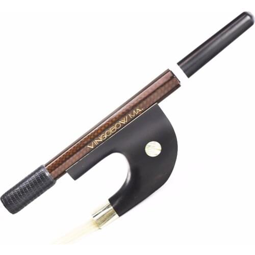 140BG 4/4 Size German Golden Diamond Carbon Fiber BASS BOW Premium Natural Horsehair Bass Parts Accessories