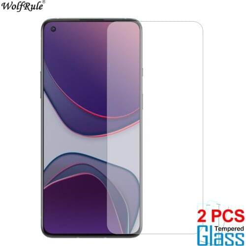 2Pcs Screen Protector For Oneplus 8T Glass Oneplus Nord Z 8 Nord 5G Tempered Glass HD Protective Phone Film For Oneplus 8T Glass