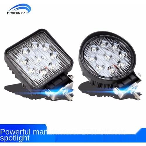 Car Led Working Inspection Lamp 27W off-Road Vehicle Top Spotlight Engineering Auxiliary Light Truck Truck Searchlight Bulb