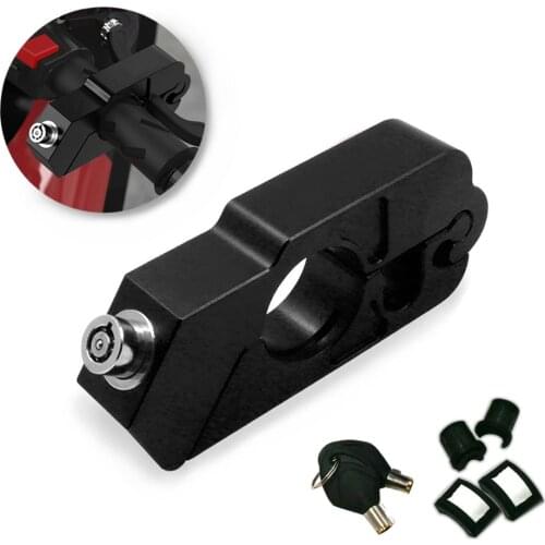 Motorcycle CNC Security Safety Locks Grip Lock Handlebar Handset Brake Lever Disc Locking For Scooter ATV Anti-theft Motor Lock
