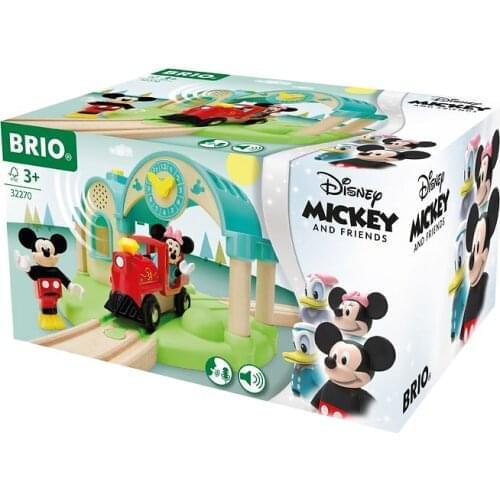 BRIO 32270 records and play station of Mickey and MINNI